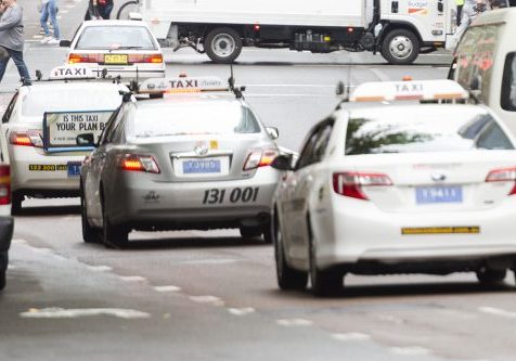 Taxi Sydney CBD shopping centre
