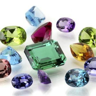 Real Gems Including Sapphire, Amethyst, Emerald, Ruby, Tanzanite, Citrine, Tourmaline, Peridot, Aquamarine, Topaz and Blue Zircon.